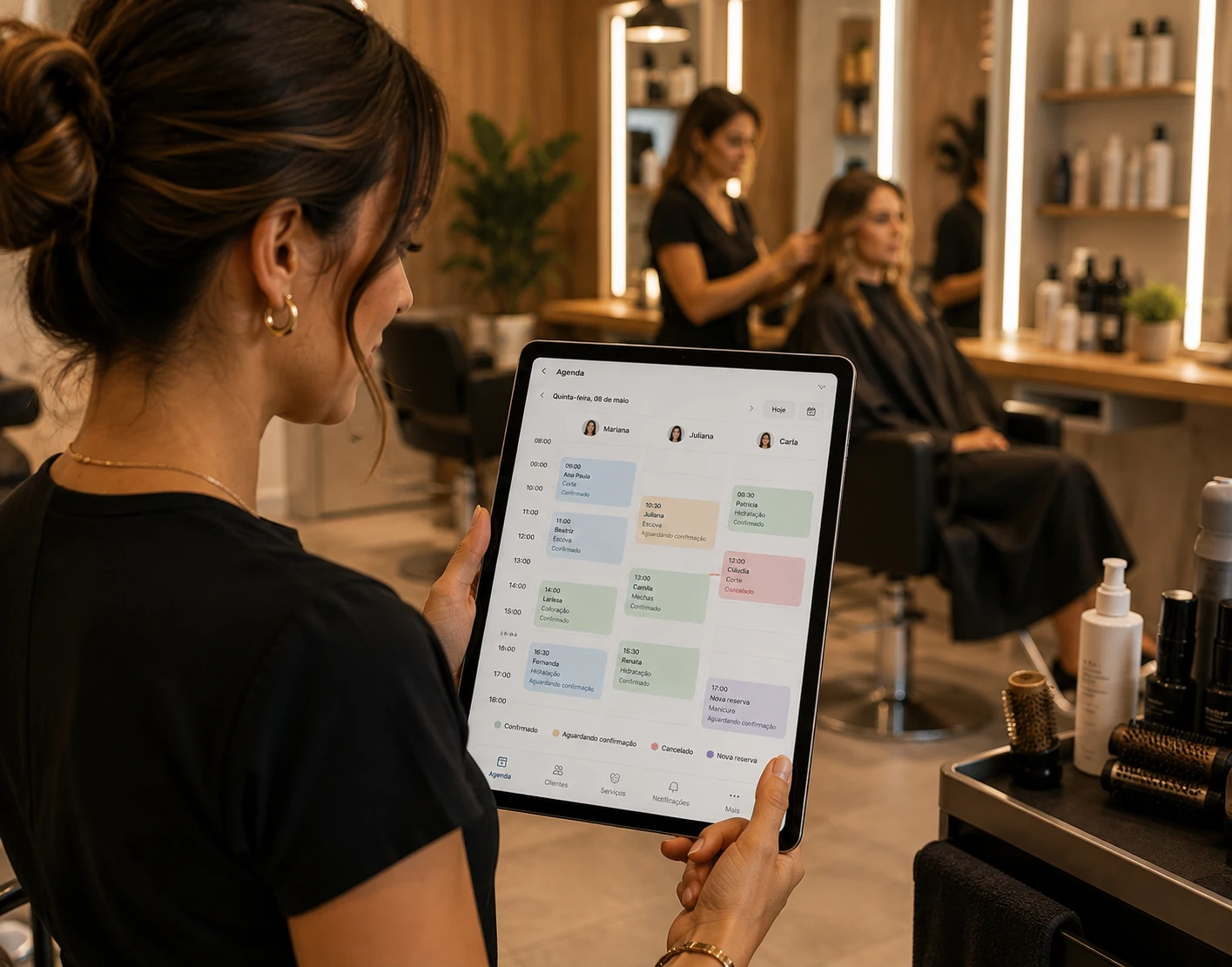 Controle de agenda em qualquer dispositivo